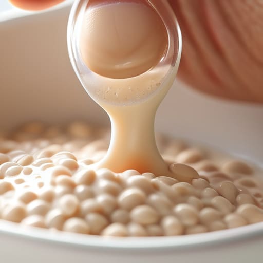 Soothing irritated skin with colloidal oatmeal.