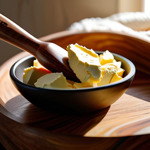 Emollient properties of natural shea butter.