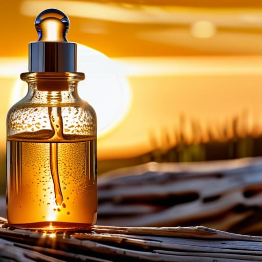 Effective skincare for sun damage treatment.