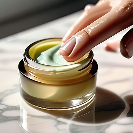 Explaining the skincare slugging method.