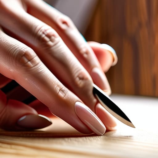 Using A Quality Glass Nail File.
