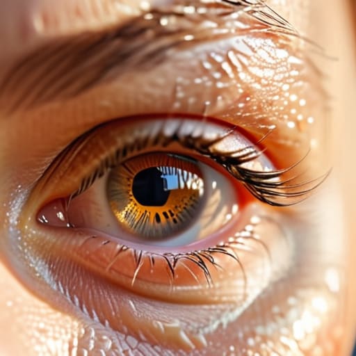 Applying Sunscreen Around the Eyes